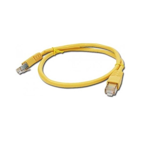 Фото - Кабель патч-корд Roline RJ45 UTP5e M/M, AWG26 Gold, Standart, 1 м, Yellow (21.15.0532-100)